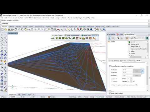 Lands Desing tutorial: 3.2. Create a terrain