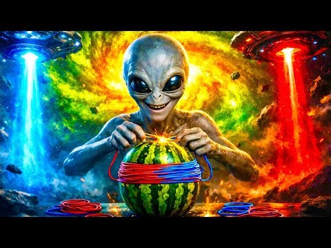 Watermelon challenge 👽🍉