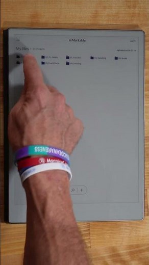 Setting up your reMarkable Paper Pro for planning. #remarkablepaperpro