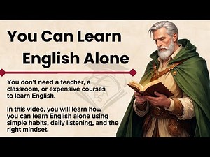 🧠 You Can Learn English Alone 💬 | 🎧 English Listening Practice | 📖 Easy English Learning | ✅