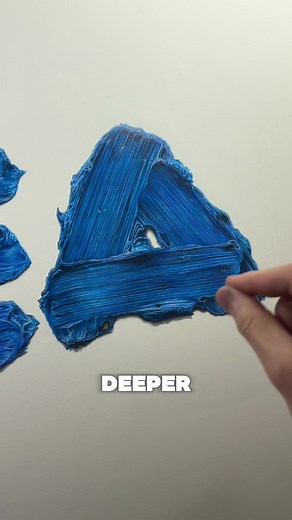 Fixing uneven color in a paint drawing — how I corrected darker blues