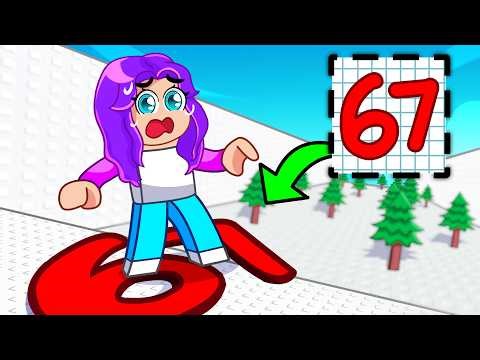 I DREW A SLED ON ROBLOX AND SLID DOWN THE HIGHEST POINT I'VE EVER BEFORE!