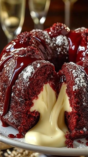 🎯🍰 Layered Red Velvet Cheesecake Bundt Cake — Showstopper Swirl! 🍰🎯 ✨ Ingredients You’ll Need: Red Velvet Cake: 2½ cups all-purpose flour ½ cup unsweetened cocoa powder Full Recipe in Coʍmеոτ 👇 #RedVelvetCheesecake #BundtCake #CheesecakeSwirl #HolidayDessert | Toothsome Recipes