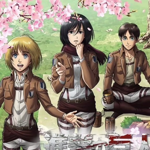 Mikasa, Eren, Armin, Levi: AOT Edit and Ship Moments