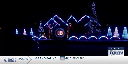 Tyler man continues tradition of massive front yard light show