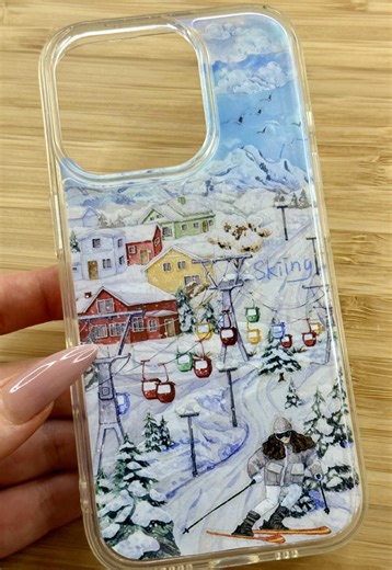 ASMR Ski Resort Scenery Phone Case DIY🚡🚠⛷️🗻🌲❄️🌨️ Sky PET tape and tools from @DESK COSMOS 🐰🪐✨💖 🔗Link : https://deskcosmos.com/?ref=TORIJOURNAL 👈🏻✨ ‼️Products names and codes: Stainless Tweezers Ice Bloom Pack DC01942-6 ; Crown Series Scrapbook Knife DIY Stationery Cutter With Smooth Cutting DC00898-1 ; Black Gold Magic Series Acrylic Cutting Mat For DIY Crafts DC01010-6 ; Aesthetic Retro Binder Clips For Journals Notes And Scrapbooks DC01165-3 ; Minimalist Tweezers Case Storage Box DC