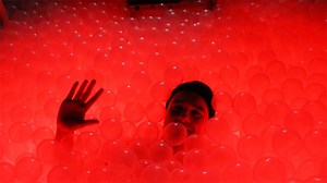 3.1M views · 2.5K reactions | We went to London's adult ball pit that has 250,000 balls – and now they all glow in the dark. | Insider Tech Presents | Facebook