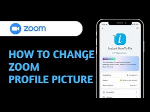 How to change my Zoom profile picture