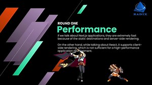 17 reactions | Choosing the right JS framework among NEXT and React for your development project might be a tedious task. But, Radixweb is here to rescue with this exclusive video comparing both the frameworks in detail. #javascript #javascriptframework #softwareframework #softwaredevelopment #softwareprogramming #technology #radixweb #softwaredeveloper | RadixWeb | Facebook