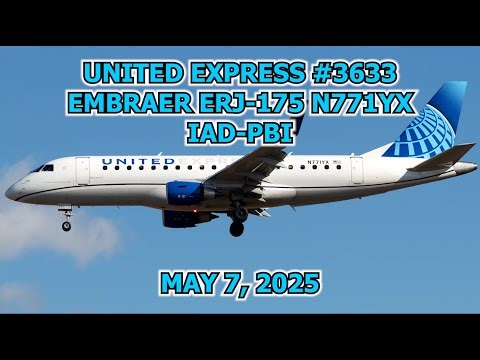 United Express #3633: IAD-PBI