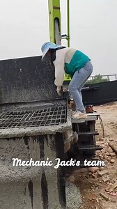 Concrete Pump Truck pumping concrete process #mechanic #mechanicjack #concrete #tpumptruck #wash | Mechanic Jack's team