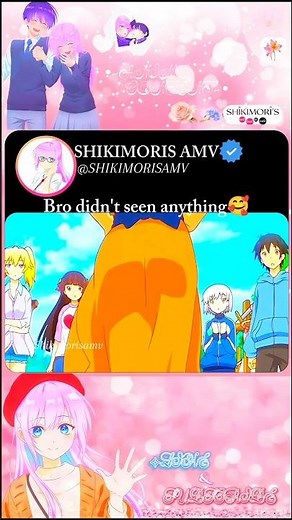Bro didn't see anything🥰