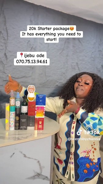 20k Starter package perfume kit — everything to start