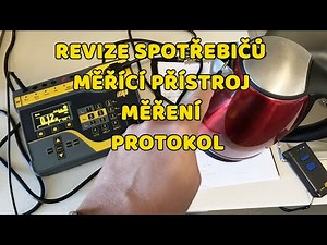 Revize - Spotřebiče (celý postup)