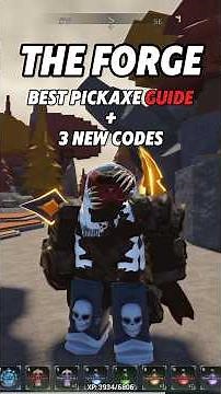 Best Pickaxe Guide + 3 New Codes | The Forge #theforge #roblox #captinttb