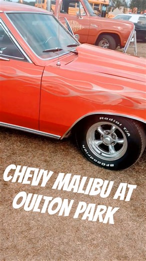 Mean sounding Chevy Malibu idle at Oulton Park U.S. car show 💣 #musclecar #classiccars #chevymalibu