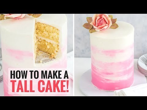 How to Make a Tall Cake (Double Barrel Cake)
