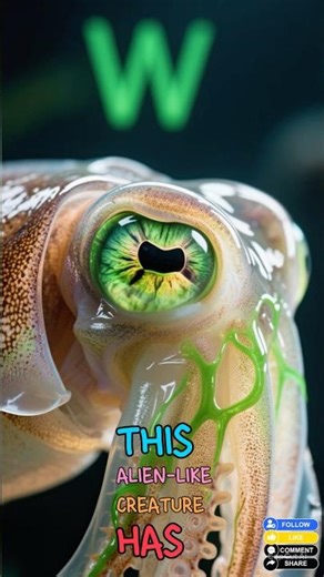 🦑📺 The Alien Squid That Hypnotizes Its Prey! #shorts