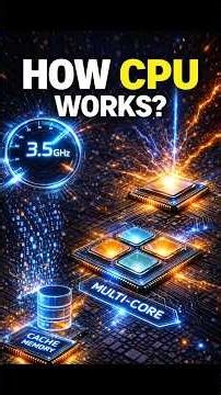 🔥 Fetch Decode Execute Kya Hai? CPU Working Explained! #learningengine #facts