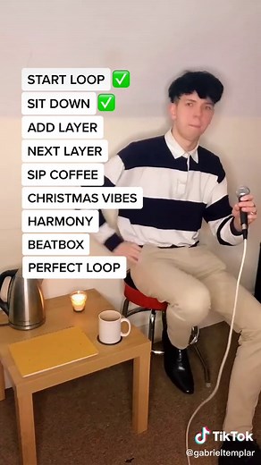 Comment Christmas Songs!🎄 #christmas #loop #singing #harmony #vocals #fyp