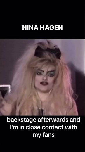 NINA HAGEN : Why David Bowie disappointed her #ninahagen #davidbowie #bowie