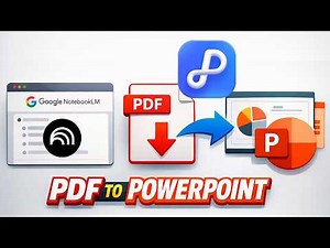 How to Convert NotebookLM Slide Deck PDF to Editable PowerPoint File (PPT)