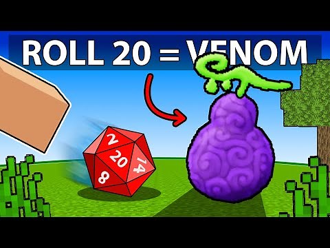 DICE Decide Our Devil Fruits In One Piece Minecraft