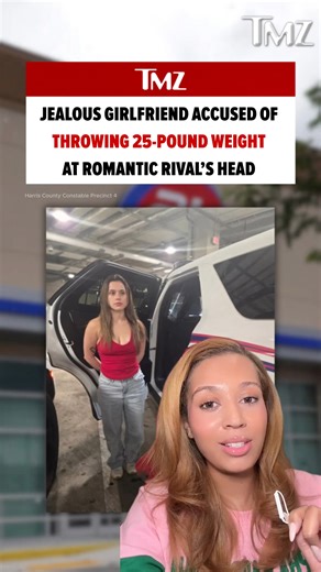🏋️‍♀️👀 Deputies say a jealous girlfriend allegedly hurled a 25-pound weight plate at her romantic rival inside a Texas 24 Hour Fitness... | TMZ