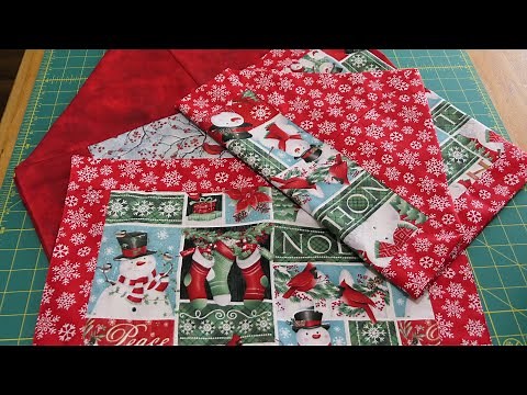 FAST & EASY Christmas Table Runner & Placemats