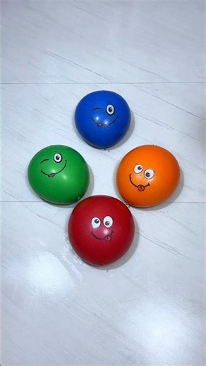 Oddly Satisfying Smiley Balloons | Cute Faces & Perfect Color Balance #dotballoon