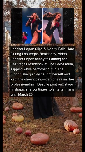 Jennifer Lopez Nearly Ended Up 'On The Floor' During Vegas Residency Show!!! | #news #shorts