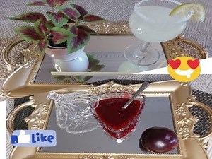 Confiture de prunes et citronnade مربى البرقوق وعصيرالحامض