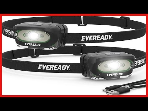 Eveready Rechargeable LED Headlights: Hands-Free Light That Works Anywhere