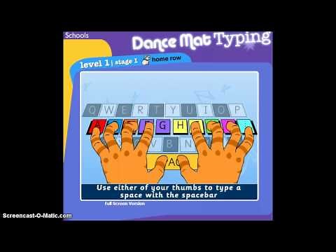 Dance Mat Typing - Demo