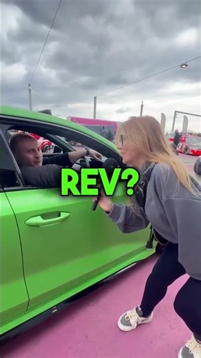 Rev test on an AUDI RS3