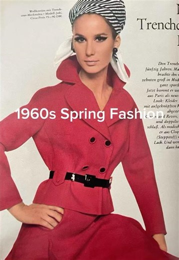 Elegant Spring Fashion · 1960s