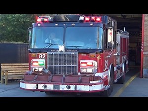 Chicago Fire Department Engine 82 Responding