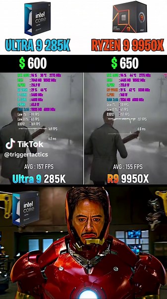 Ultra 285K vs Ryzen 9950X: Ultimate Gaming Benchmark