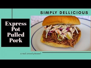 Easy Recipes: Crock Pot Express Pulled Pork (pork, bbq sauce + special ingredient..)