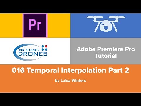 016 Premiere Pro Tutorial: Temporal Interpolation Part 2