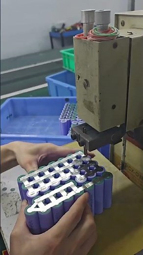 How 18650 Li-ion Battery Packs Are Assembled | Main Production Processes #18650battery #battery