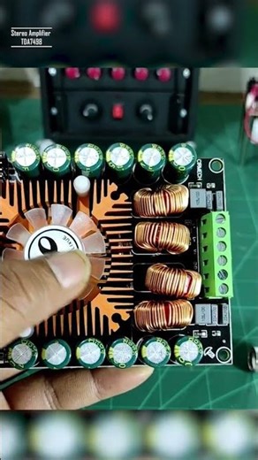 TPA3116-based stereo amplifier and TDA7498-based stereo amplifier from AliExpress 3
