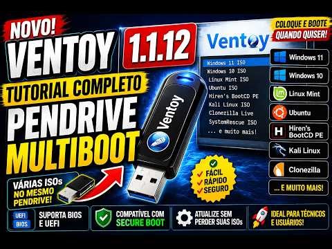 Ventoy 1.0.12 Full Tutorial: How to Create a Multiboot USB Drive with Multiple ISOs