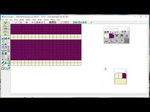 DesignaKnit 8 Tutorial Muster mit Schnitt integrieren!