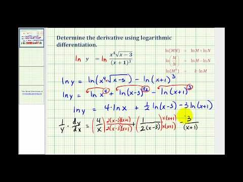 (New Version Available - see description) Ex: Logarithmic Differentiation