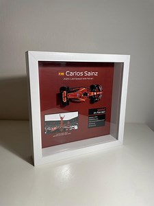 Formula 1 Frame | Carlos Sainz 55 Ferrari | Gift for F1 Fan | Frame With Car Model | Hand-made Frame - Etsy Canada