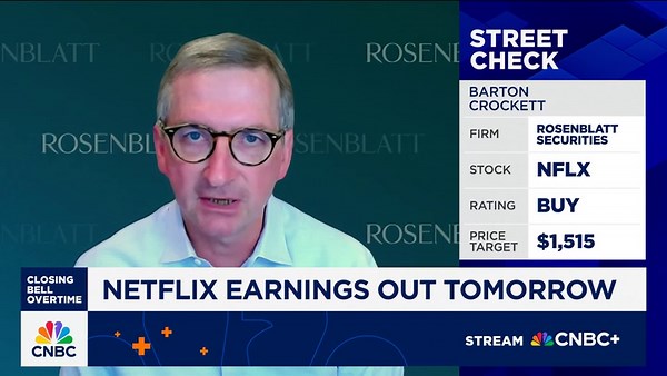 Apple's growth trajectory hasn't changed enough to chase it here, says Rosenblatt's Crockett