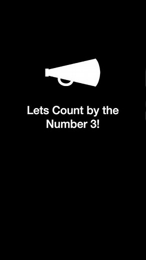 Counting by the Number 3! #basicmaths #fun #education