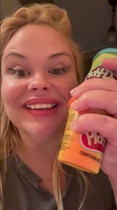 Alien loves blue play doh #shorts