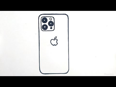How to Draw and Color Hp iPhone 12 pro max, Learn Mobile images Easily # 142